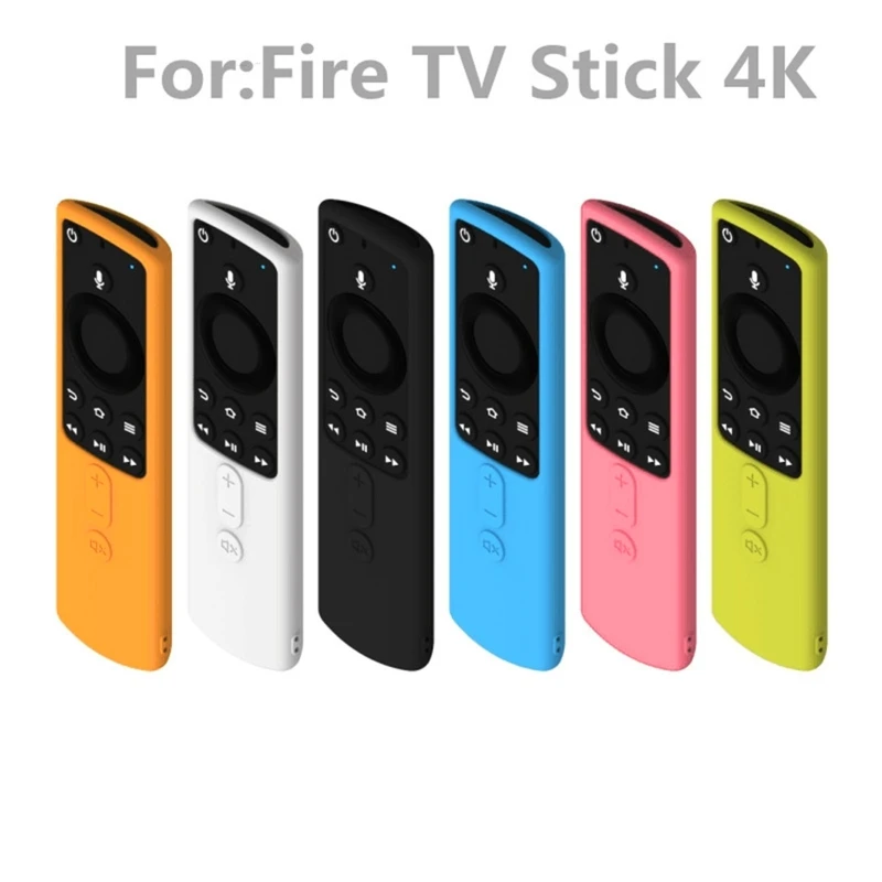 

Silicone Soft Shockproof Case For Amazon Fire TV Stick Voice Remote Controller