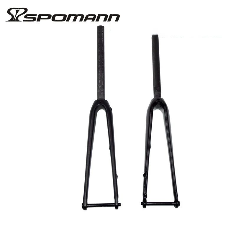 Matt UD Vollcarbon 700C Rennrad Fahrrad Steckachse flache Scheibenbremse Vorderradgabel Verstecktes internes Kabel – Detail 8