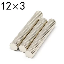 10/20/50/100 Pcs 12x3 Round  Neodymium Magnet 12mm x 3mm N35 NdFeB  Super Powerful Strong Permanent Magnetic imanes de neodimio