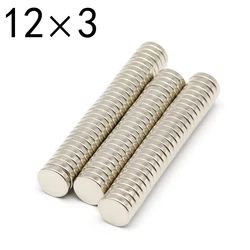 10/20/50/100 Pcs 12x3 Round  Neodymium Magnet 12mm x 3mm N35 NdFeB  Super Powerful Strong Permanent Magnetic imanes de neodimio