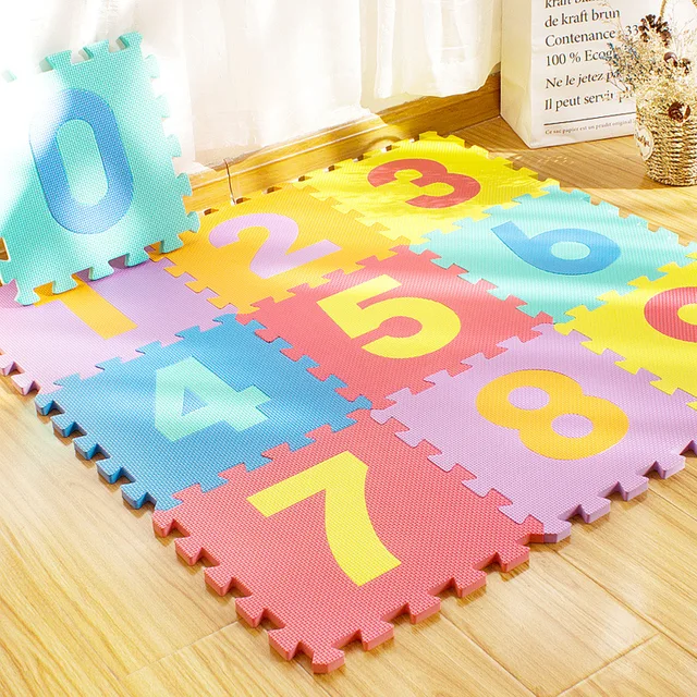 Children's Mat EVA Kids Foam Puzzle Carpet Baby Play Mat Interlocking Floor Tiles with Alphabet and Numbers DropShipping 5