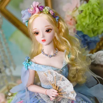 

Dream Fairy Fullset Suit 1/3 60cm BJD SD Doll 26 Movable Jointe Fairyline Moeline Msd Long Wig Chlothes Shoes Chinese Costume