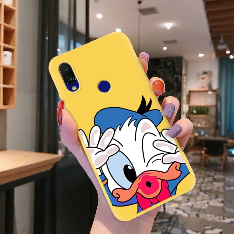 Разноцветный чехол для Xiaomi Redmi Note 4X4 5 6 7 8, чехол с милым Микки Маусом для Redmi Note 5 6 8 Pro, Мягкий защитный чехол из ТПУ - Цвет: TPUYLW008