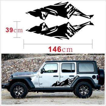 

Snow Car sticker Mountain Graphics Car Side Decal Decoration Vinyl Auto