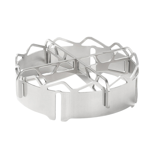 Stove Windshield Shelf Bracket Stainless Steel Windproof Ring For Outdoor Camping Picnic Kitchen Cooking Windproof Ring