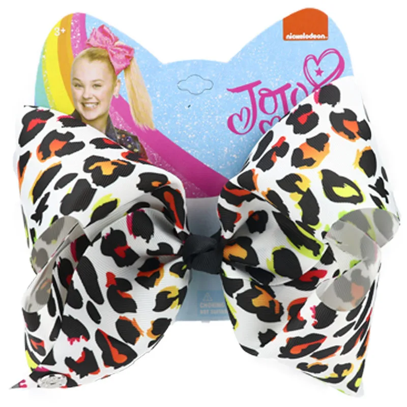 A5 8 дюймов jojo siwa для маленьких девочек, большие банты Jojo, красочный принт, красивый узор с аллигатором, корсажная лента, Детские аксессуары для волос - Цвет: A5