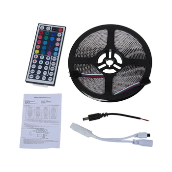 

5M 300 LED SMD 5050 DC12V RGB Waterproof LED Strip + Mini Remote Control
