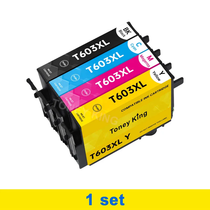 4-Pack Compatible Cartouche pour Epson 603 XL 603XL Encre