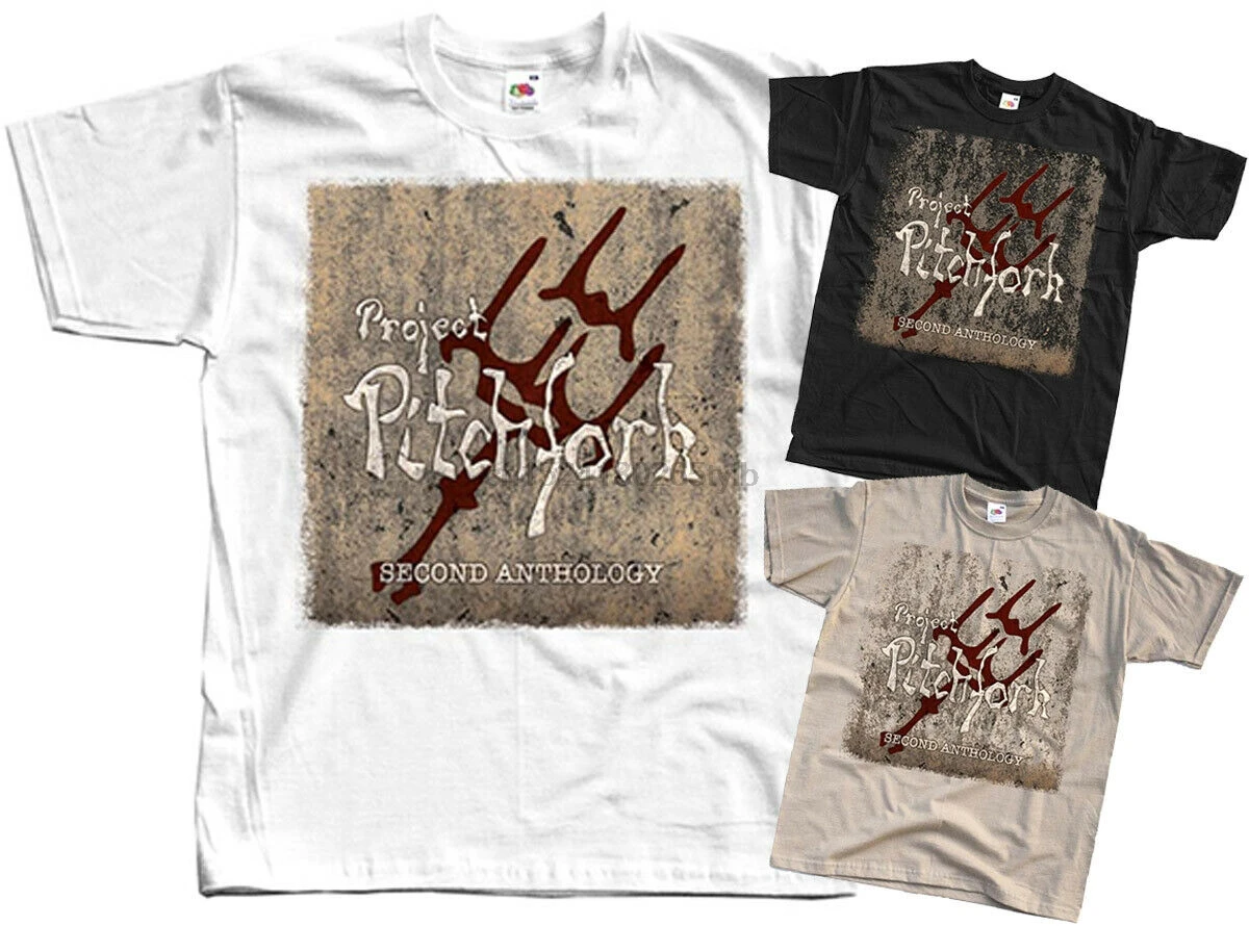 Project Pitchfork Second Anthology band 1989 T Shirt (BLACK) All size S