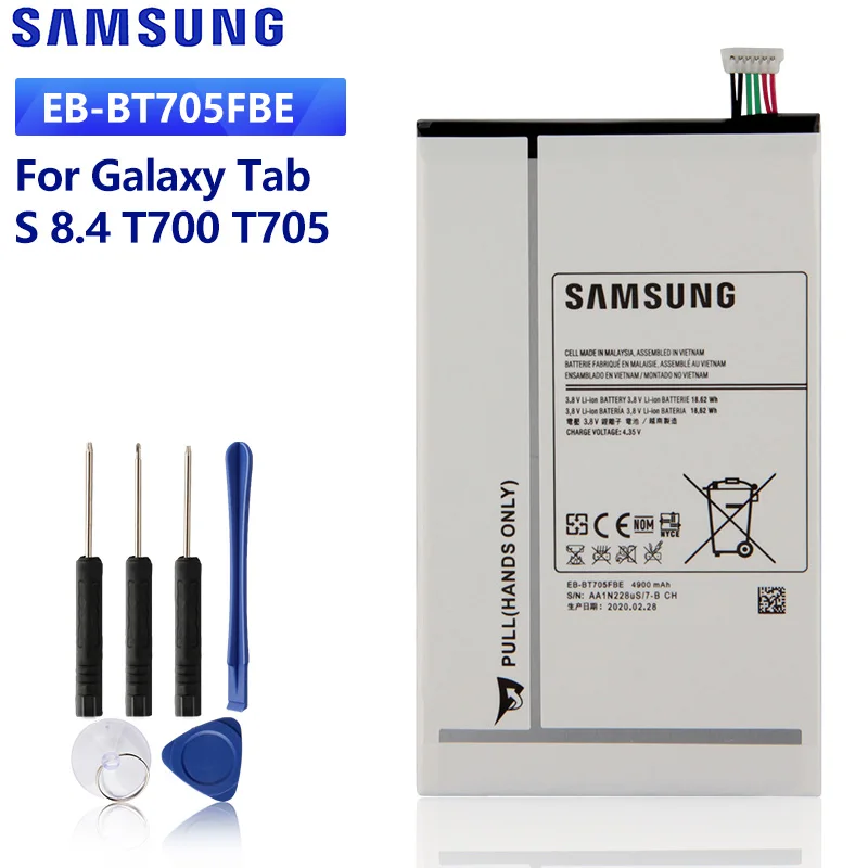 Samsung Original Replacement Battery Ebbt705fbe Ebbt705fbc For Samsung Galaxy Tab S 8.4 T700