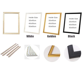 

Wood inner Frame For Wall Canvas Oil Painting DIY Picture Wall Frame Poster Frame Photo Frame cadre photo murale outer frames