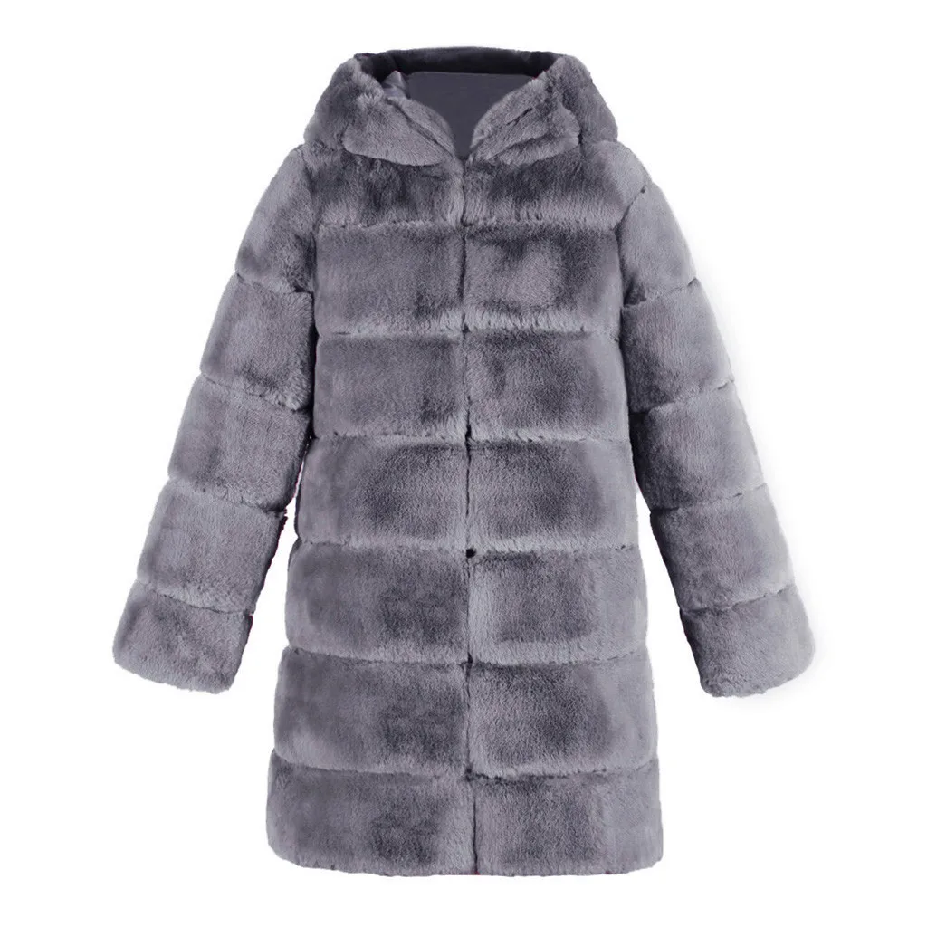 Пальто из искусственного меха, женские толстовки с имитацией меха, пальто на осень и зиму, модное женское теплое пальто средней длины, пальто из искусственного лисьего меха 10,28