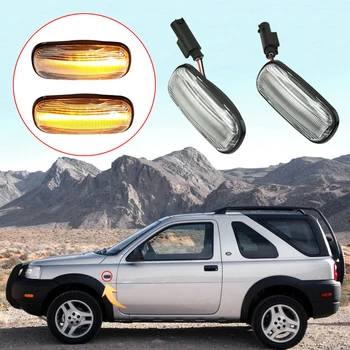 

LED Side Marker Light for Land Rover Defender Td5/Freelander/Discovery2 Dynamic Turn Signal Smooth Flowing Light OE plug
