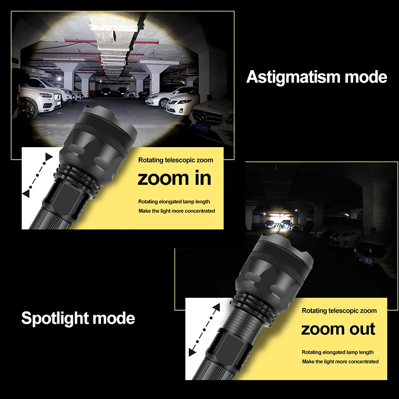 XHP90.2 мощный светодиодный светильник с зарядкой от USB тактический фонарь с 3 режимами XHP70.2 Zoom 18650 26650 Battey светильник с внешним аккумулятором