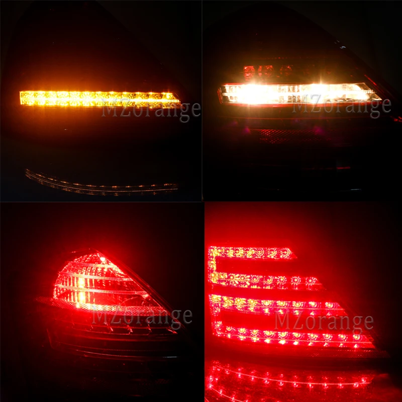 Rear Tail light For Mercedes-Benz W221 S-Class 2007-2009 Tail Stop Brake lights Bumper Reflector Lamp Car Parts Accessories