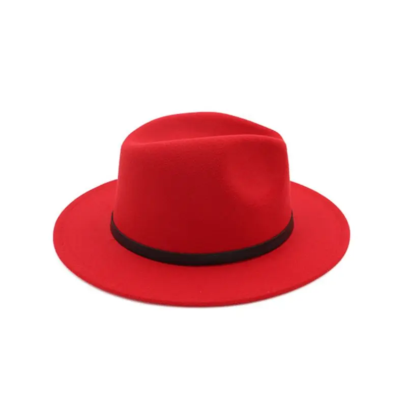 THINKTHENDO женские зимние Fedoras джазовые Кепки из искусственного войлока с металлическим листком, плоская шляпа с широкими полями