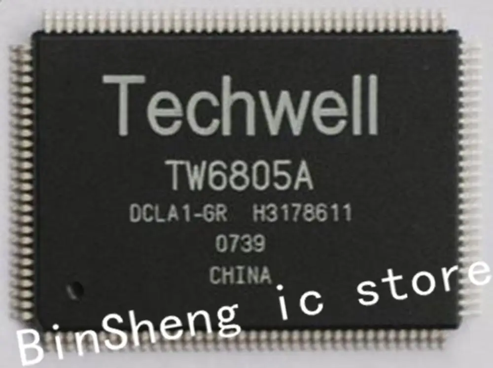 

TW6805A TW6805A-DCLA1-GR QFP-128 видеозахват
