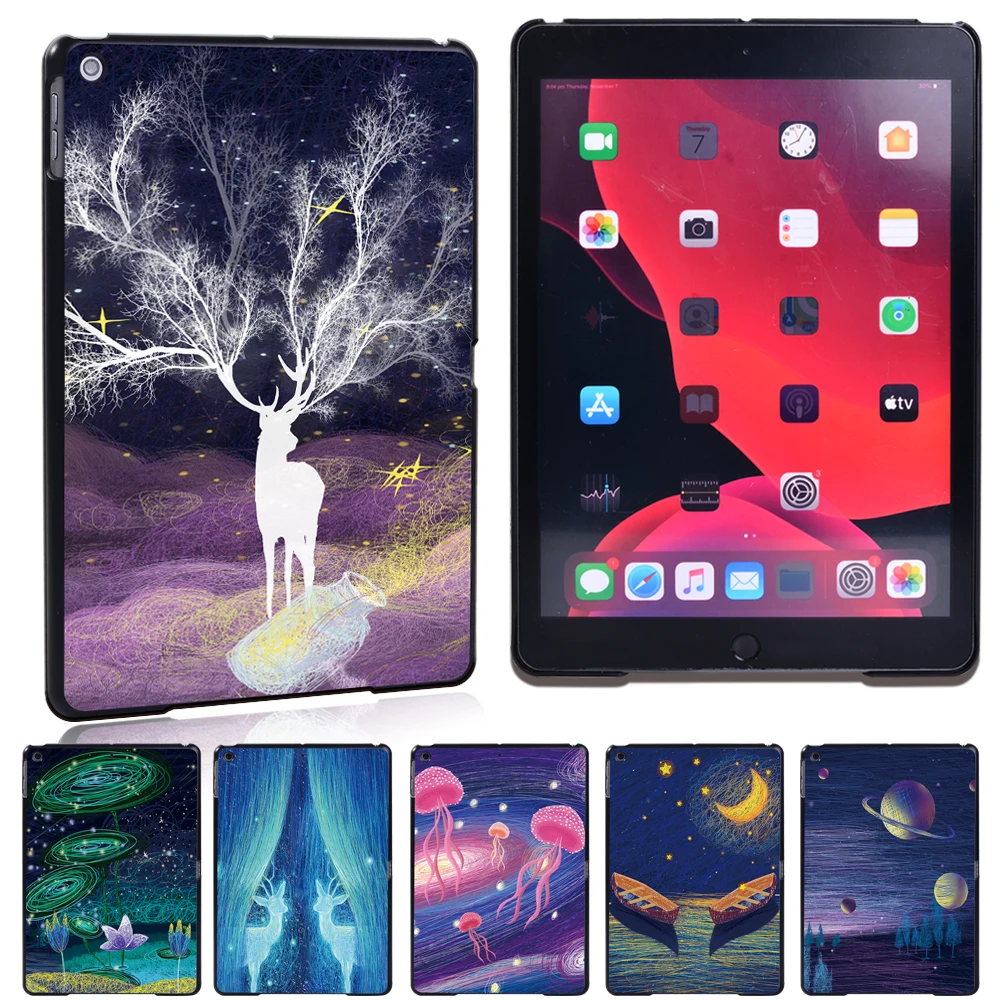 Для Apple IPad Mini1/2/3/4/5/iPad2/3/4/iPad (5/6/7 поколения)/Air 2/Air3/Pro (1 е/2 е поколение) тонкий чехол