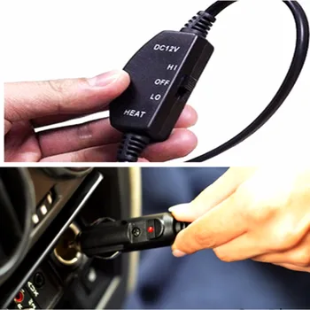 

TOSPRA 145*100cm New 12V Car Heating Blanket Lattice Energy Saving Warm Autumn And Winter Car Electric Blanket Automotive
