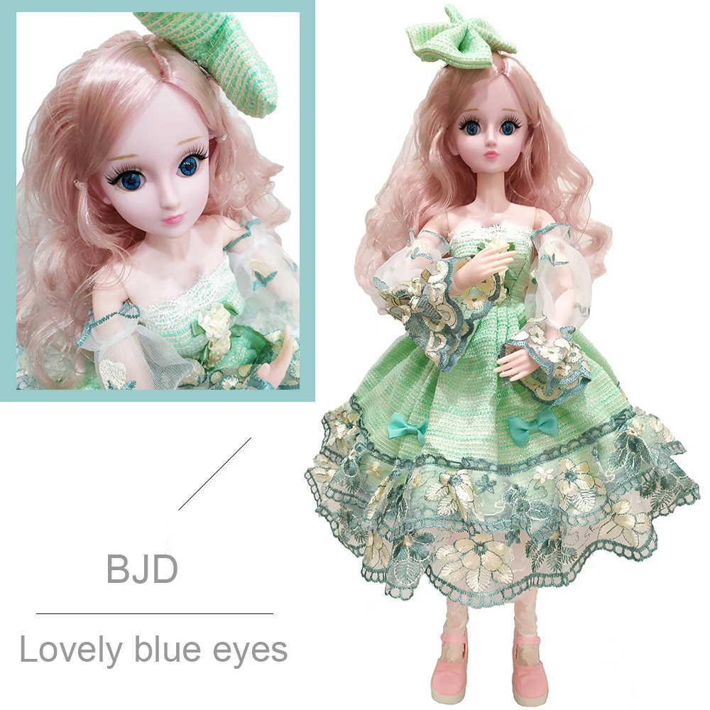 Милые 60 см 1/3 BJD куклы 26 подвижные Соединенные женские тела с модным платьем Аксессуары куклы игрушки для девочек подарок