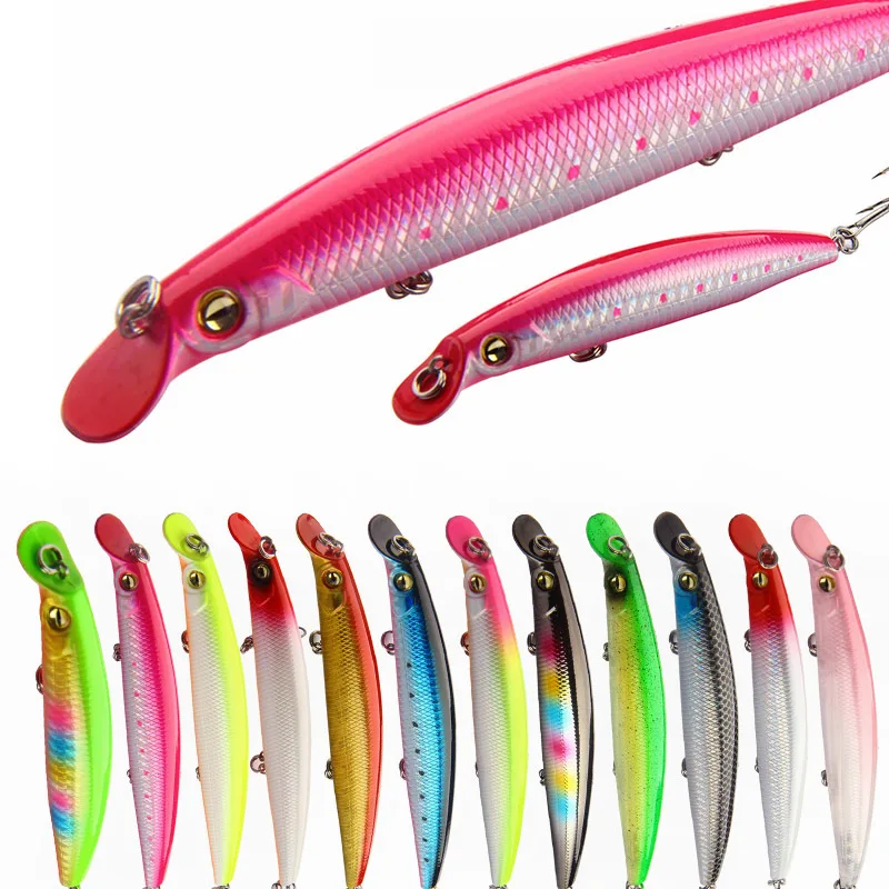 

Hot Sales Lure Fishing Supplies Mino Model Lure Mino Lure Water Surface of 10/14 Cm 12/16G