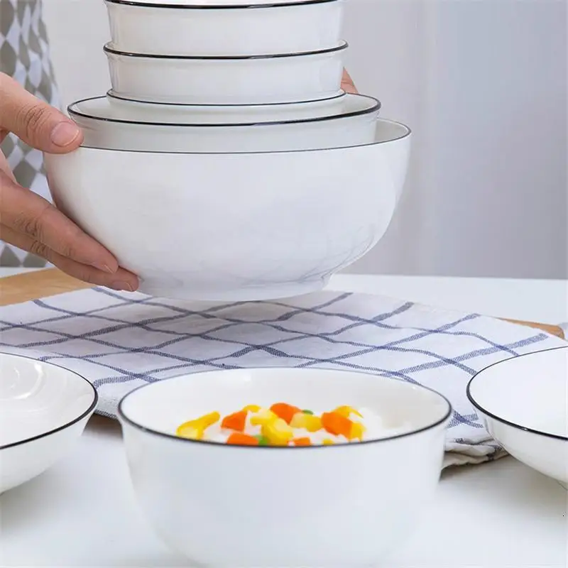 Ramen лапша Tigela сервировка Tazone Saladier Keuken аксессуары Mutfak Malzemeleri Кухня Обеденный бар керамика суп керамическая чаша