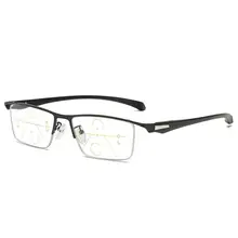 Анти-синий светильник, блокатор, прогрессивные Мультифокальные многофокусные очки для чтения, очки для переходов, мужские очки для чтения дальнозоркости