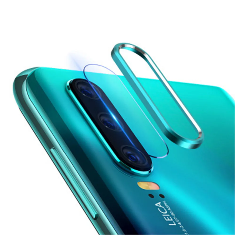 Закаленное стекло для Huawei P30 Pro P20 Защитное объектива камеры защитное кольцо