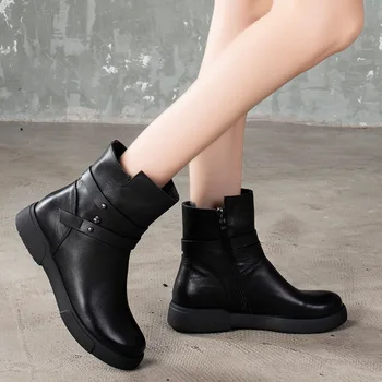 

SWONCO Boots Woman Winter Boots 2019 Shoes Woman Ankle Boots For Women Snow Boots Women Boots Platform Black Fur Boots Quality