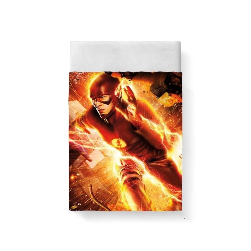Комплект постельного белья s, пододеяльник Nevresim Takimlari Bettwaesche The Flash, Комплект постельного белья, постельное белье Jogo De Cama Posciel, роскошная парная простыня
