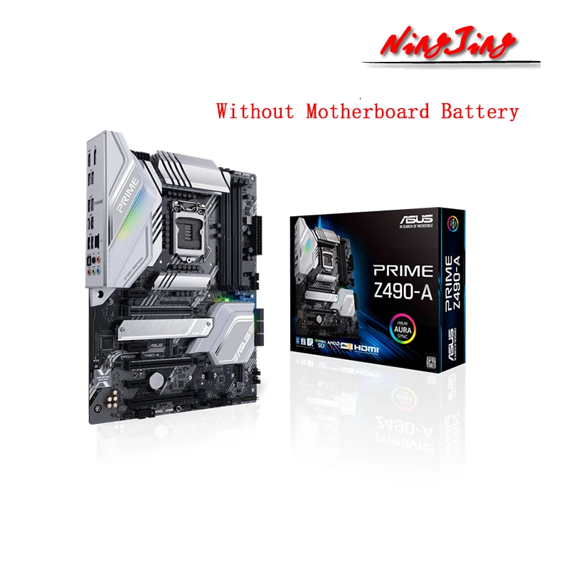 Asus Prime Z490 A Atx Intel Z490 Ddr4 M 2 Sata 6 Gbps 2 5gb Network Card Usb 3 2 Gen 2 Type C 128g Lga 10 Cpu Motherboard Motherboards Aliexpress