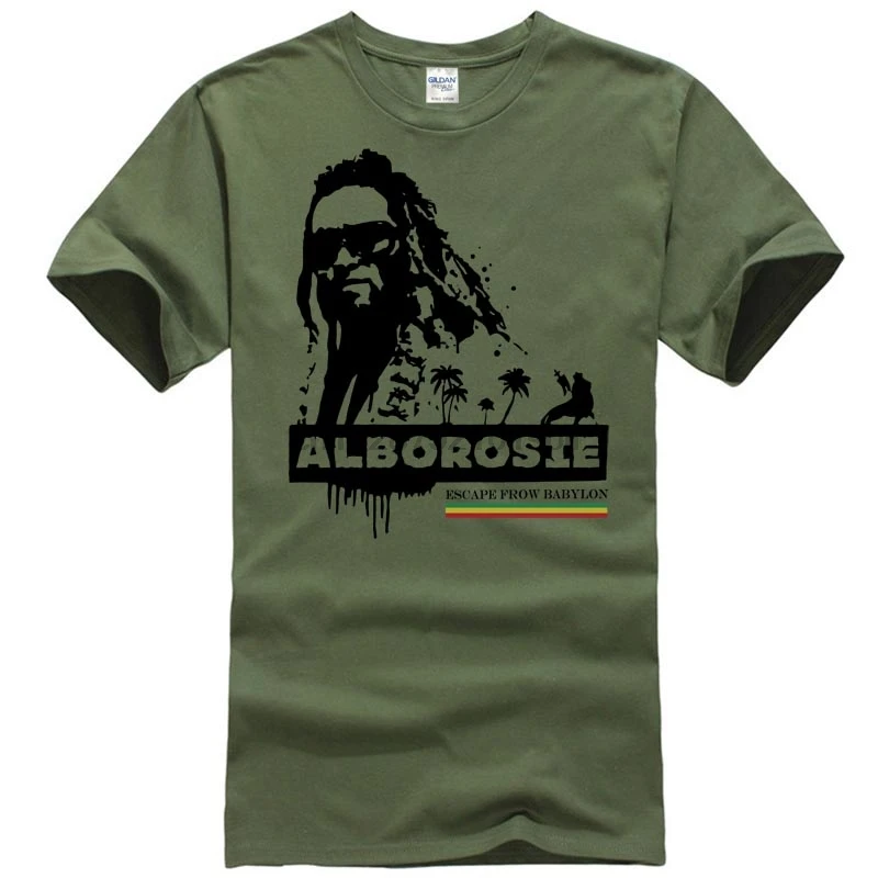 Футболка Alborosie Reggae футболки Jamaica Music Bob Damian Marley протоje Rasta 035732|Футболки| |