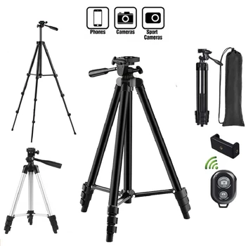 

Phone Camera Tripod Selfie Stand Smartphone Holder Clip Photography Portable AdjustableStand Mount Control Youtube Live Video