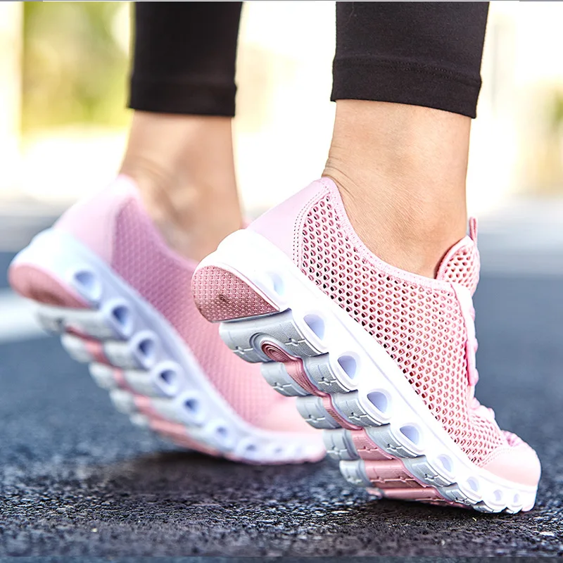 

Summer MEN'S SHOES Punched Sheet Surface Athletic Shoes Men's Couples Lightweight Cushioning Soft Bottom Running Shoes Mesh Shoe