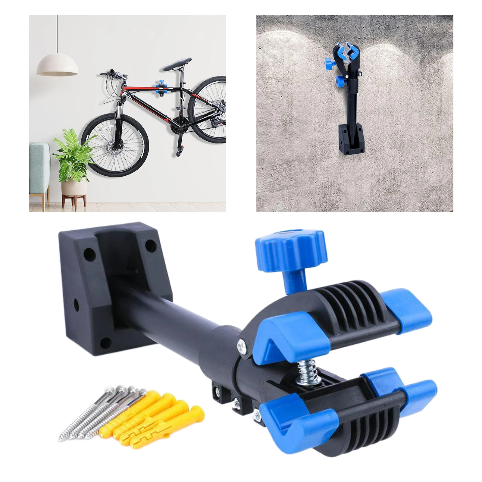 Foldable Heavy Duty Bicycle Repair Stand Wall Mount Bike Maintenance