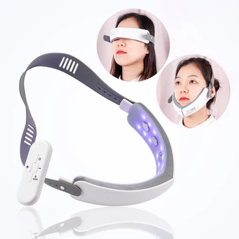 

Infrared EMS Face Slimming Lifting Up Belt V-Face Machine LED Photon Therapy Anti Aging Device Eye Massager Reduce Double Chin