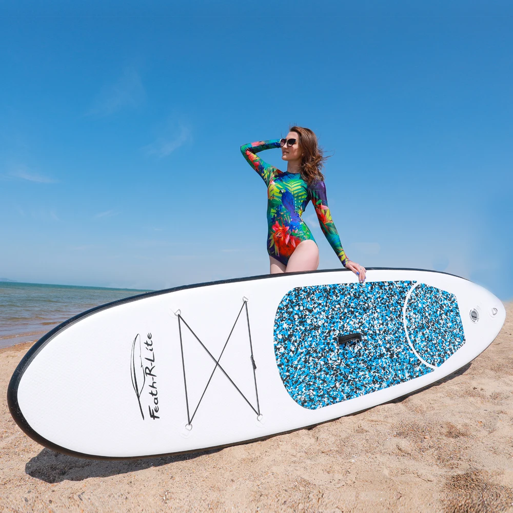 Funwater все круглые весла доска 1" Длина 30" Ширина " толстый надувной Sup с регулируемым веслом, ISUP путешествия рюкзак, поводок