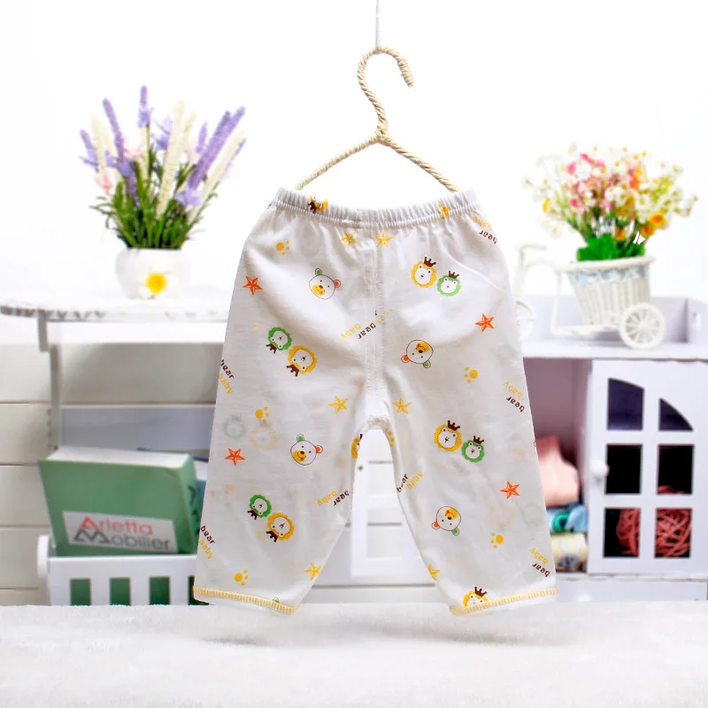Детские брюки 1-3 летние новые продукты мужские и женские детские весенние и осенние ноские брюки из натурального хлопка белый фон