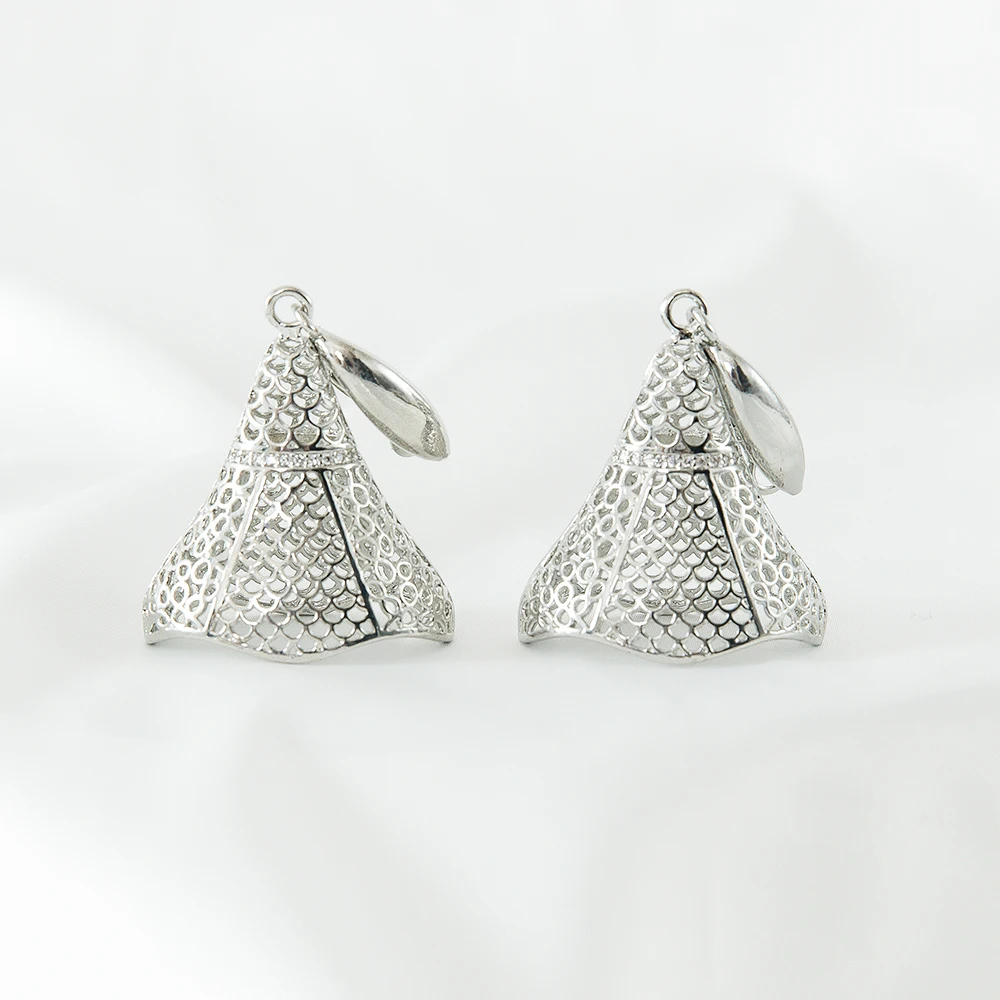 

Fashion silver color pendant drop earrings long wedding gift fabulous gold color popular classical earrings for women