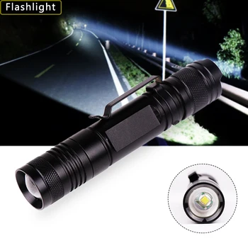 

5000LM T6 LED USB Rechargeable Flashlight Hunting Light Zoom Penlights