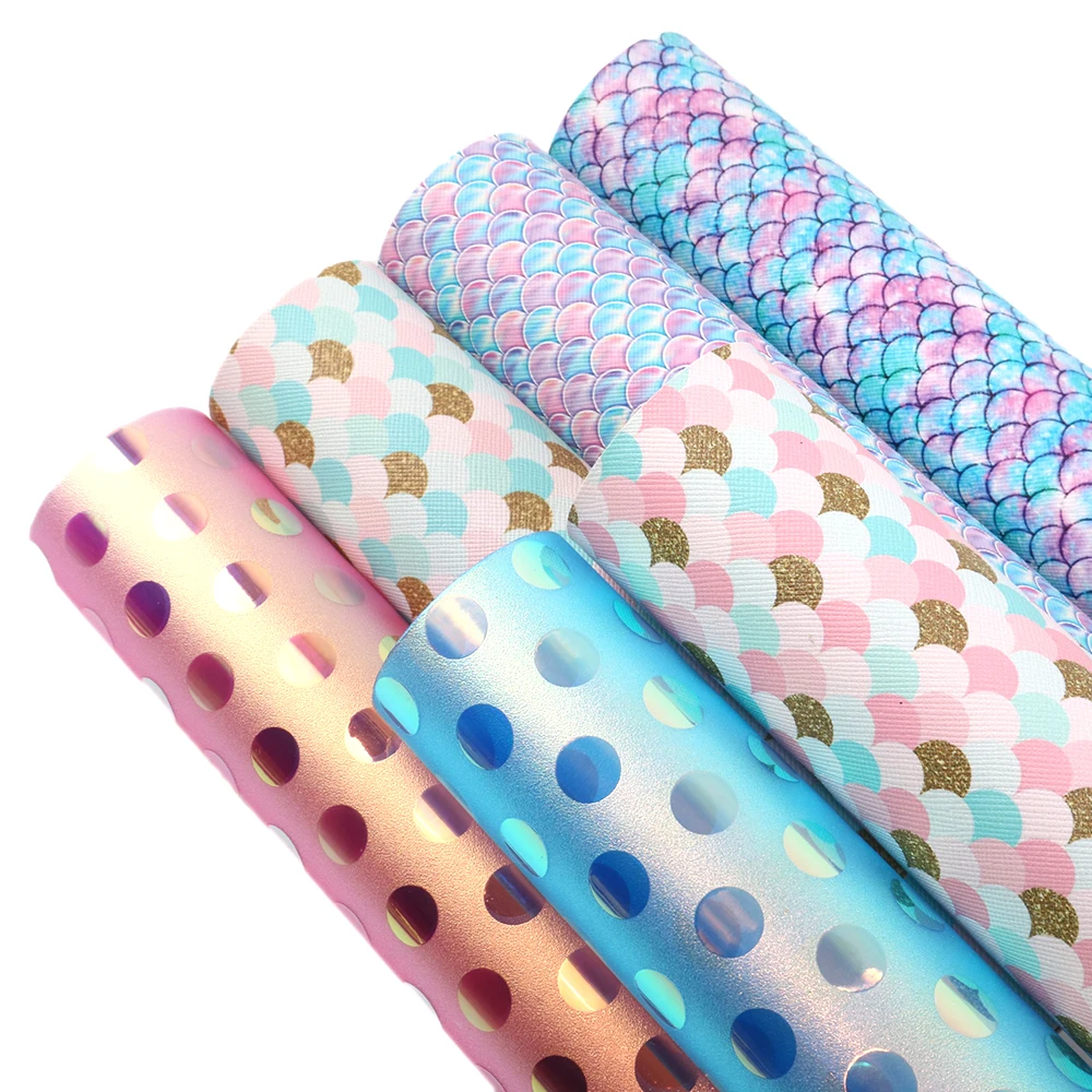 David accessories 20*34 см dot искусственной искусственная кожа бант для волос для художественного оформления ногтей, ручная работа ремесла 6 шт./компл., 1Yc7302