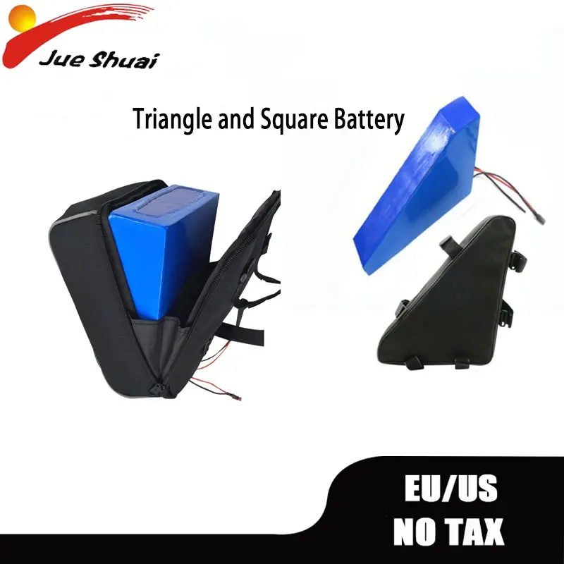

36V Electric Bicycle Lithium Battery with Bag Charger Triangle Square Battery for MTB Mountain Ebike Batterie Velo Electrique