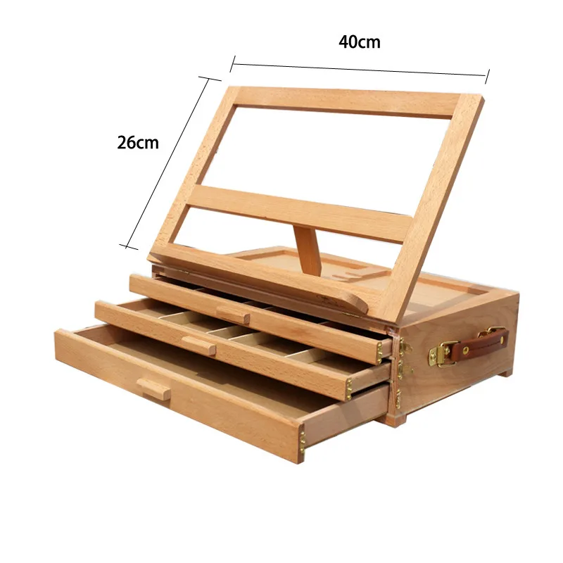 Деревянный мольберт для рисования Caballete картиной рисунок для рисования этюдник ноутбук ящик рабочий стол Коробка мольберт товары для рукоделия для художника