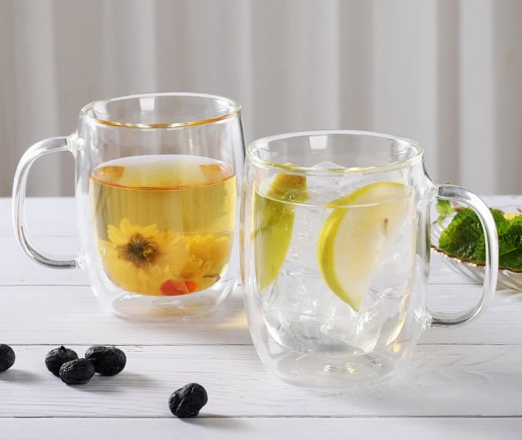 Стакан для кофе с двойным дном, 250 / 400 мл | AliExpress