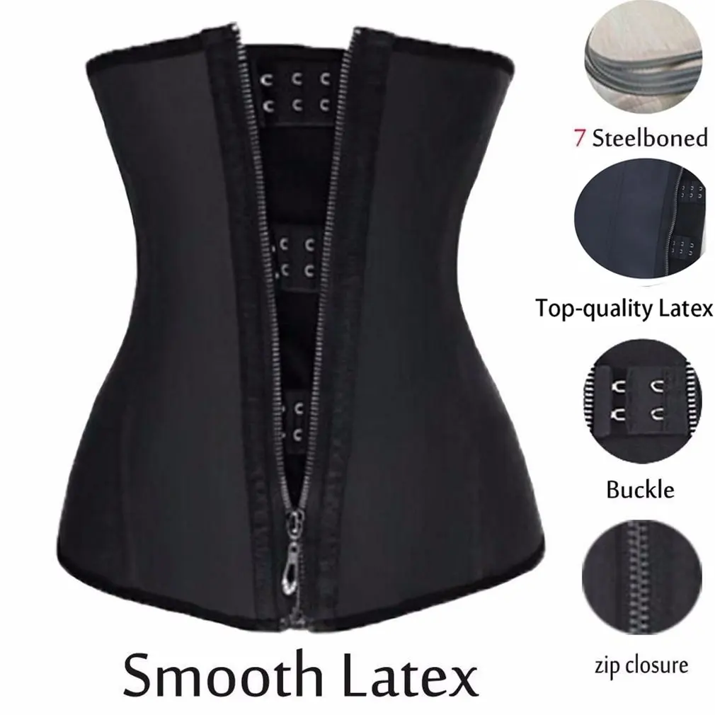 Women Waist Trainer Belt Body Shaper Breathable Tummy Control Belt Underbust Corset With Zipper Slimming Girdle Shapwear shapewear for dresses