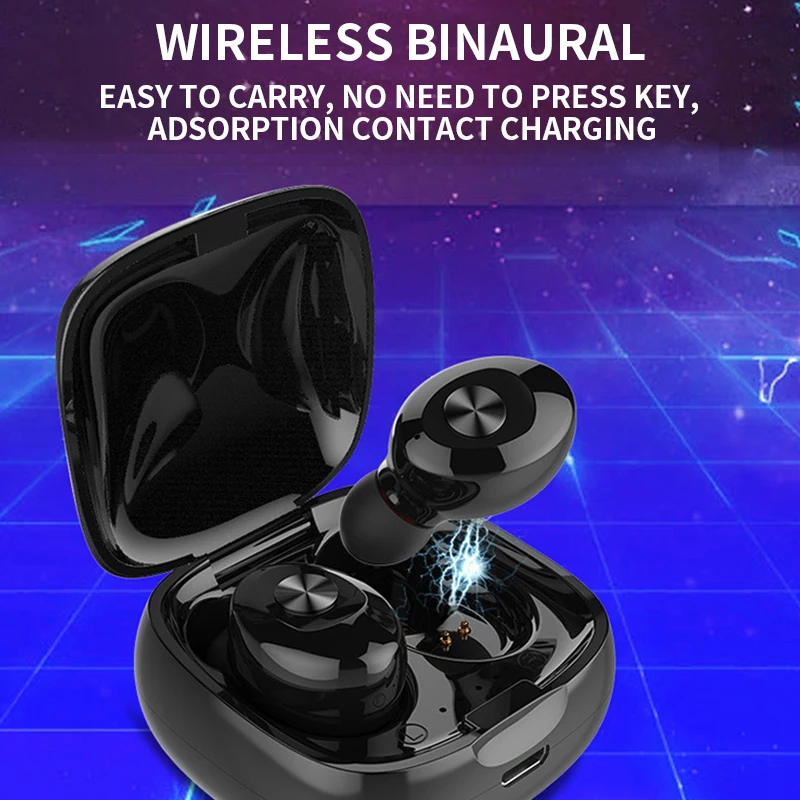 

XG12 TWS Bluetooth 5.0 Earphone Stereo Wireless Earbus HIFI Sound Sport Earphones Handsfree Gaming Headset with Mic for Phone