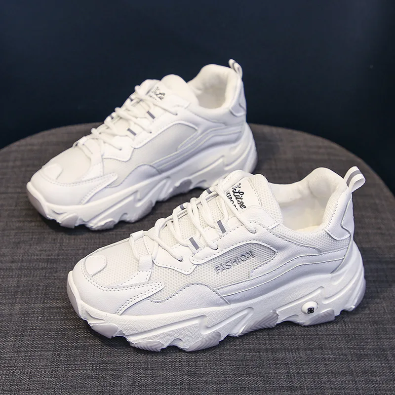 18 Shoes Women's Net Red Shoes All-match New Platform Super Fire Spring Autumn Sports Footwear