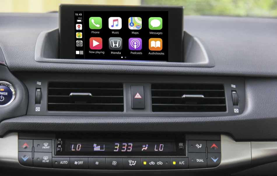Carplayレクサスct CT200 2014-2020 のためのandroidの自動airplay