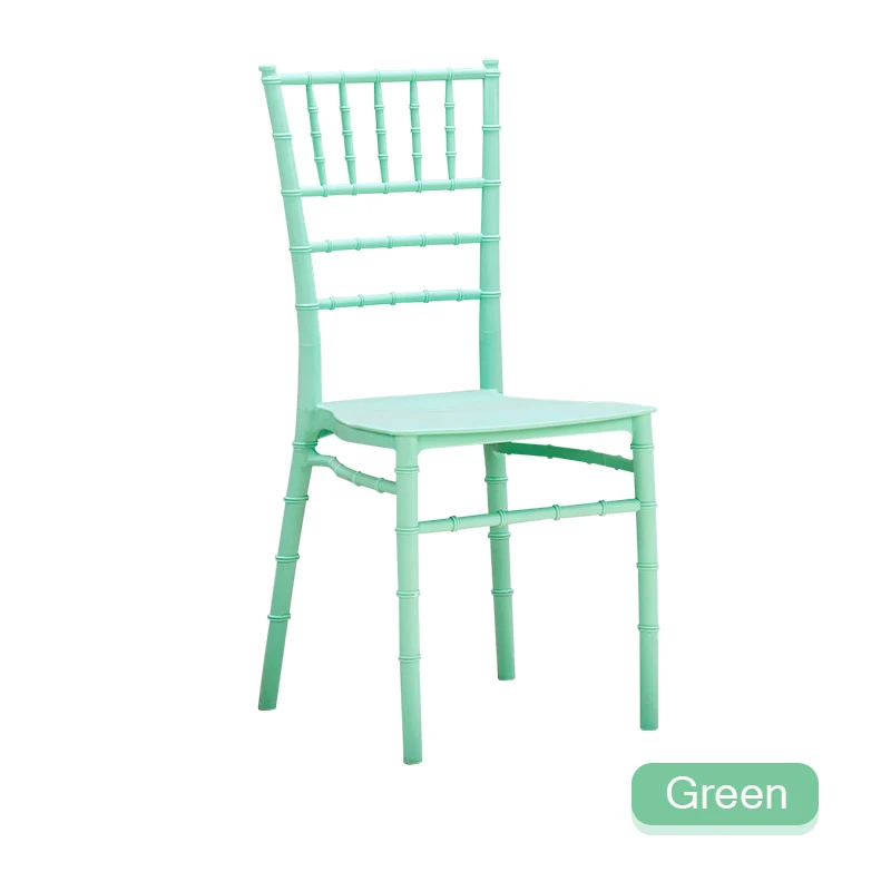 Скандинавский INS бамбуковый пластиковый ресторанный стул, офисный пластиковый стул для дома, спальни, обучения, бамбуковый пластиковый стул - Цвет: Зеленый