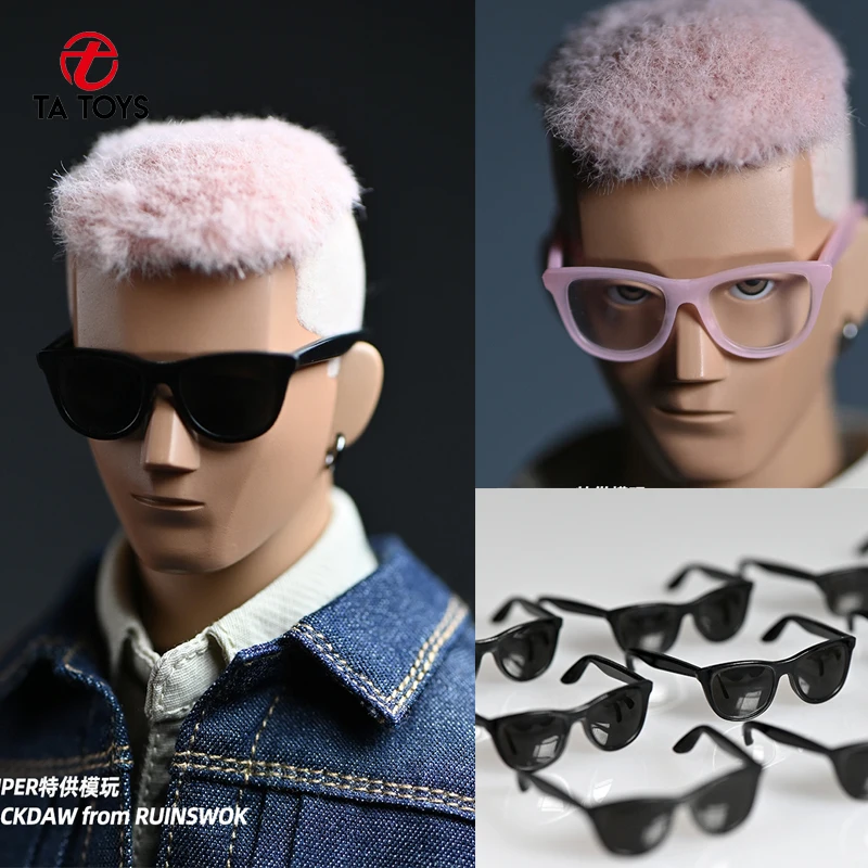 

Новинка 1/6, женские и мужские аксессуары, солнцезащитные очки, модель очков, полупрозрачные очки, подходит для 12-дюймовых экшн-фигурок